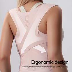 posture corrector back brace for women and men with adjustable upper back support