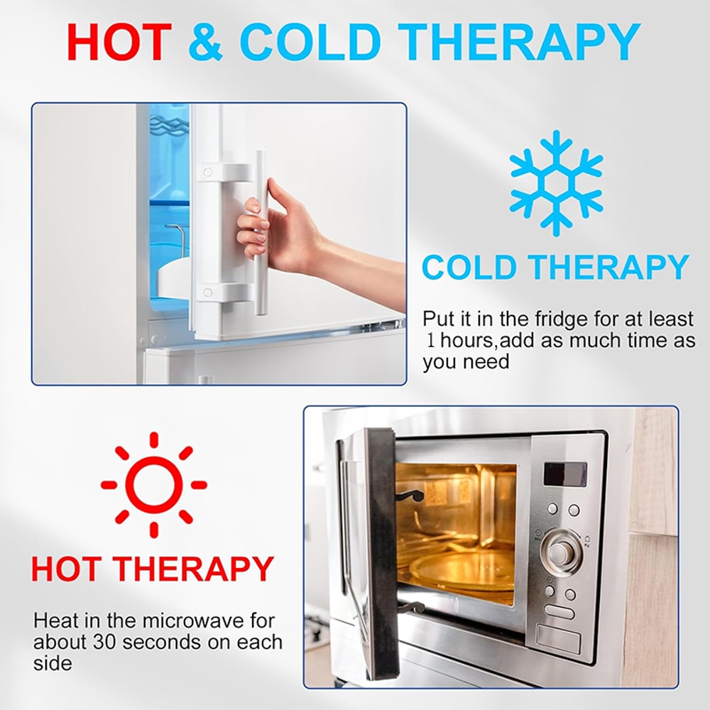 Gel Ice Packs With Adjustable Elastic Strap Hot Cold Compress For Shoulder Back Knee Neck And Ankl 1