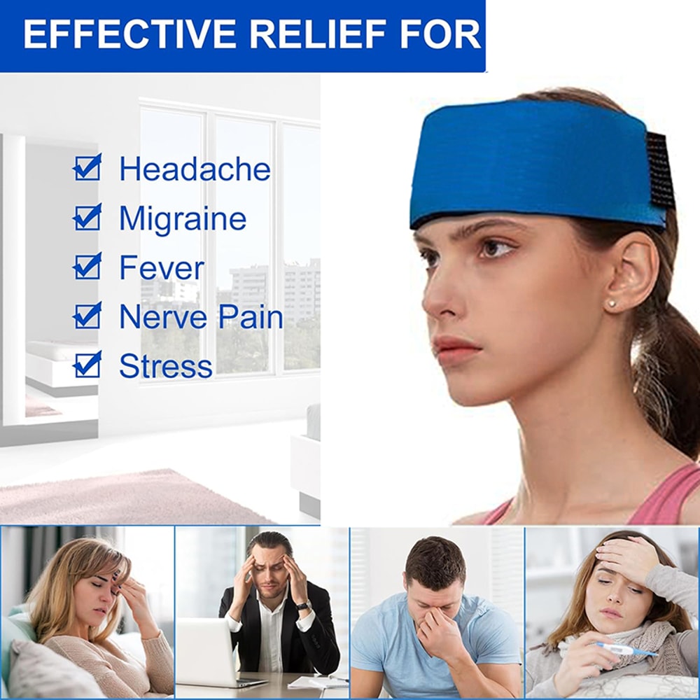 Gel Ice Packs With Adjustable Elastic Strap Hot Cold Compress For Shoulder Back Knee Neck And Ankl 3