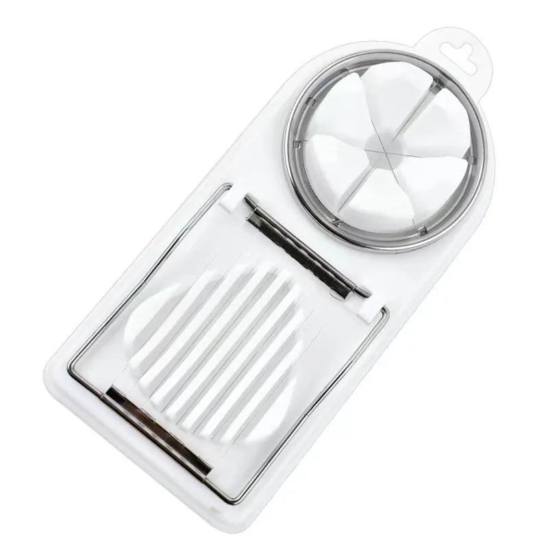 Stainless Steel Egg Slicer And Flower Shape Luncheon Meat Cutter 5