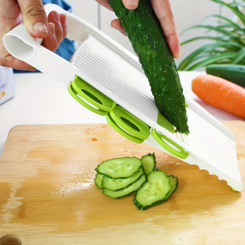 Slicer with Hand Guard Stainless Steel Vegetable Slicer