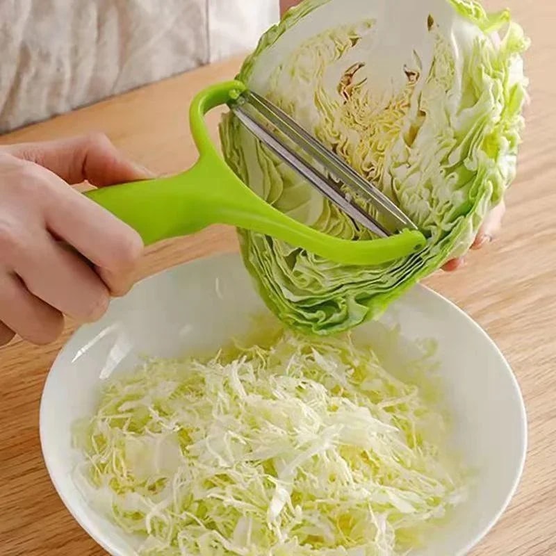 Wide Mouth Cabbage Peeler And Vegetable Shredder With Stainless Steel Blade 0