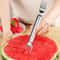 Watermelon Slicer Stainless Steel Fruit Cutter Fork for Easy Melon Cubes