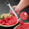 Watermelon Slicer Stainless Steel Fruit Cutter Fork for Easy Melon Cubes