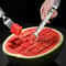 Watermelon Slicer Stainless Steel Fruit Cutter Fork for Easy Melon Cubes