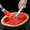 Watermelon Slicer Stainless Steel Fruit Cutter Fork for Easy Melon Cubes