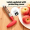 Stainless Steel Apple Corer Tool With Comfortable Grip For Fast Easy Core Removal Black In Colour 0