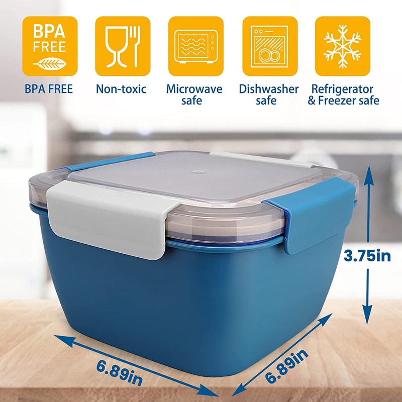 Lunch Box Portable Salad Meal Prep Container