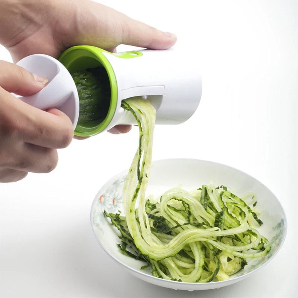 Vegetable Spiralizer Handheld Spiral Vegetable Slicer And Zucchini Noodle Maker 0