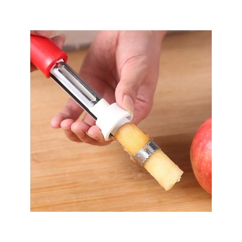 Stainless Steel Apple Corer Tool And Fruit Corer Peeler 4