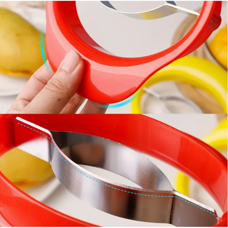 Stainless Steel Mango Slicer And Corer With Easy Grip Handles 3