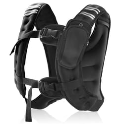 weighted vest for running and strength training with reflective stripes and pocket