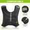 Weighted Vest for Running and Strength Training with Reflective Stripes and Pocket