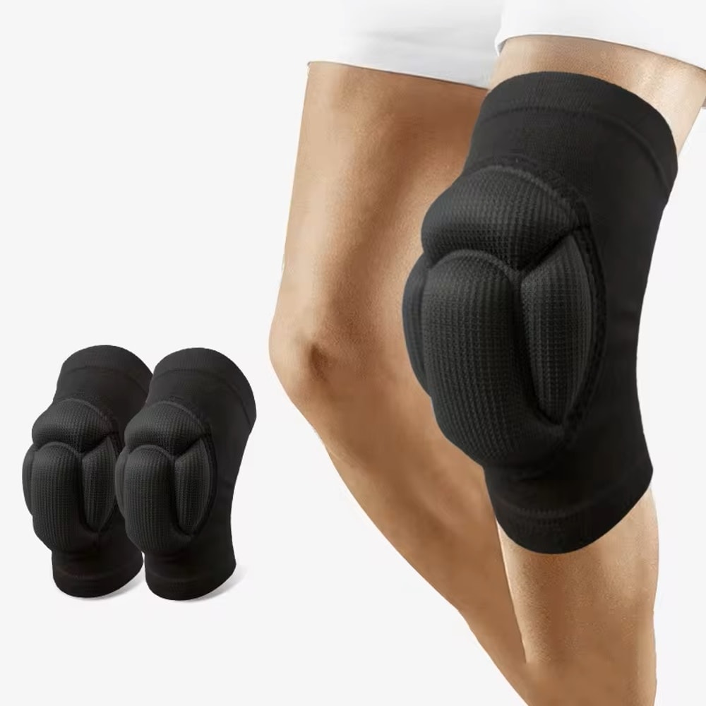 PowerGuard Basketball Knee Pads With Knee Support Brace For Gym Training 2