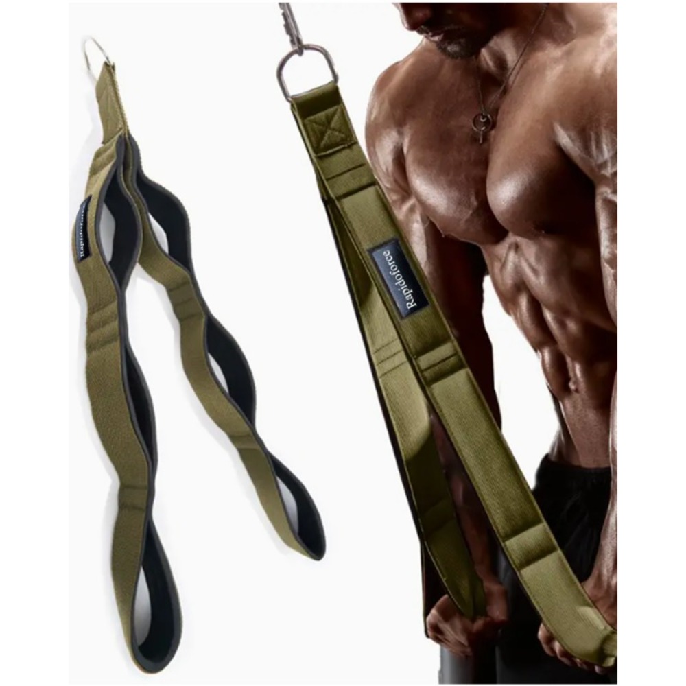 Comfort Grip Tricep Rope Attachment for Cable Machine Workouts