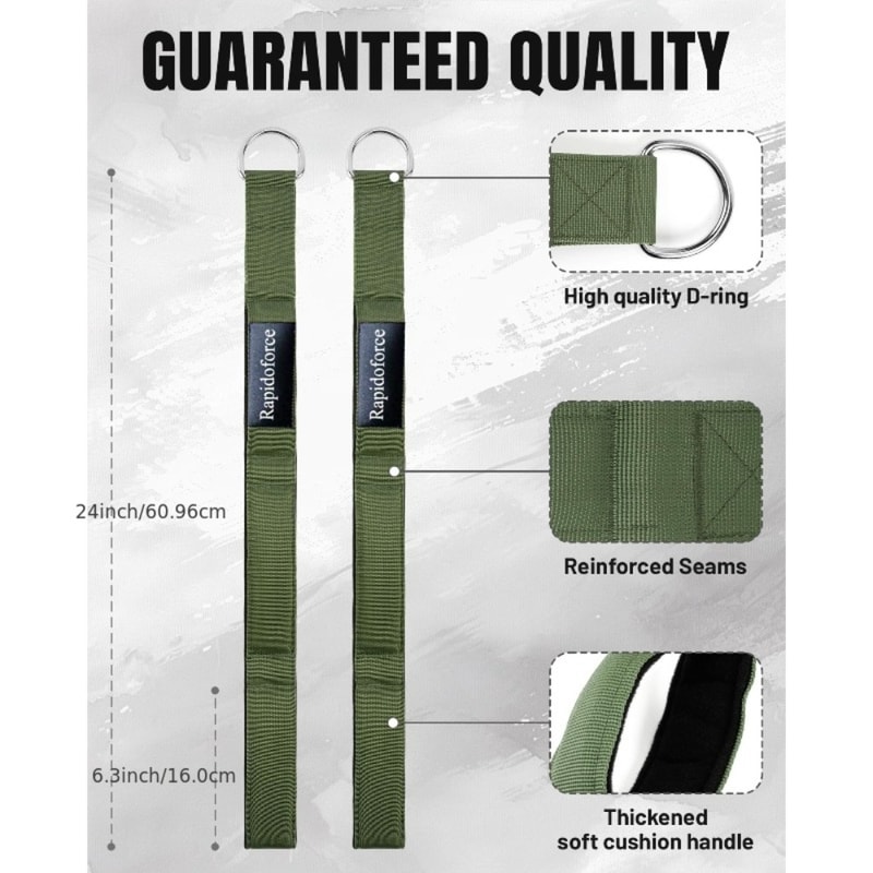 Comfort Grip Tricep Rope Attachment for Cable Machine Workouts