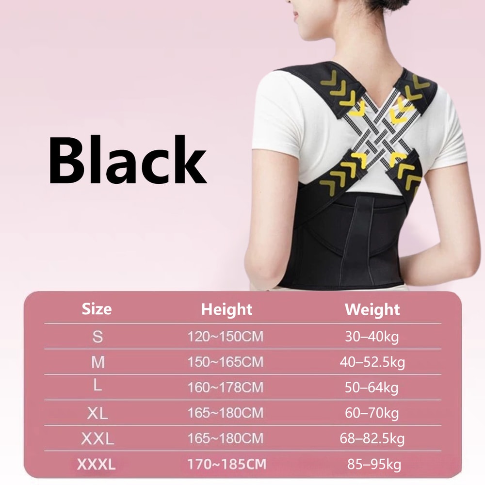 Adjustable Posture Corrector Back Support Belt For Men And Women 6