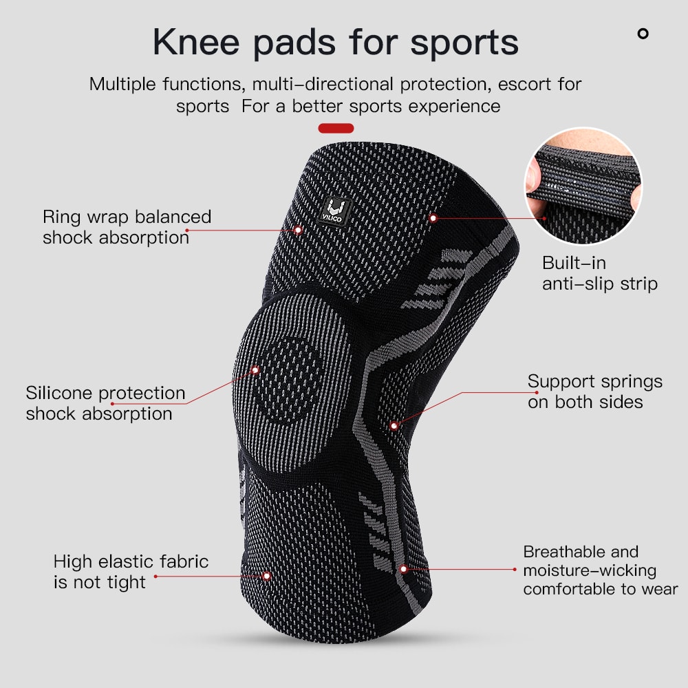 Patella Knee Brace Compression Sleeve For Sports And Daily Support 3
