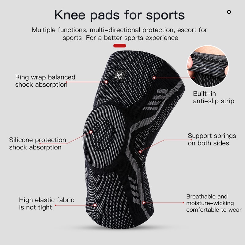 Patella Knee Brace Compression Sleeve For Sports And Daily Support 3