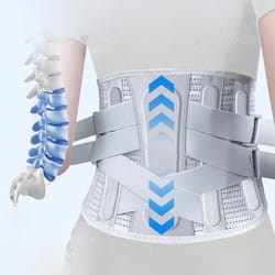 lumbar support back brace for lower back pain relief sciatica & herniated disc support