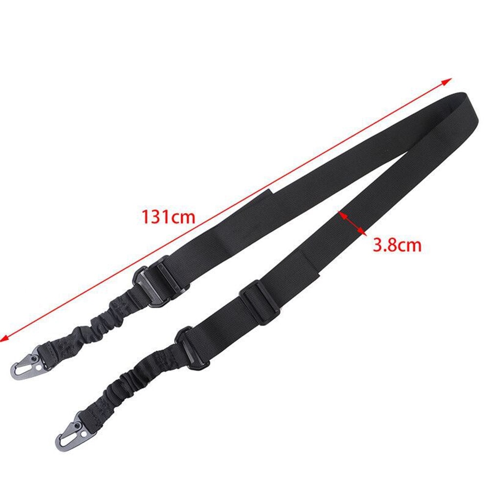 Outdoor Rifle Sling with Metal Buckle Shoulder Strap for Hunting and Tactical Use