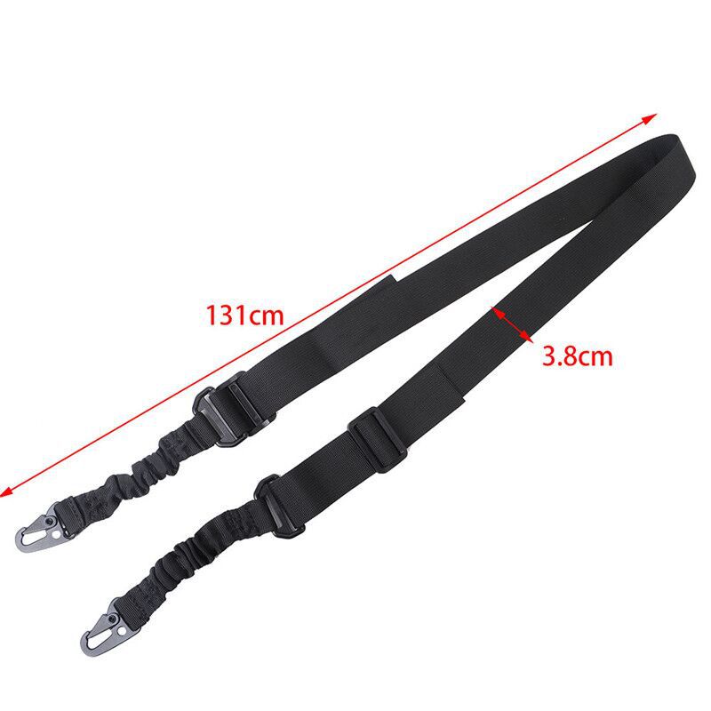 Outdoor Rifle Sling with Metal Buckle Shoulder Strap for Hunting and Tactical Use