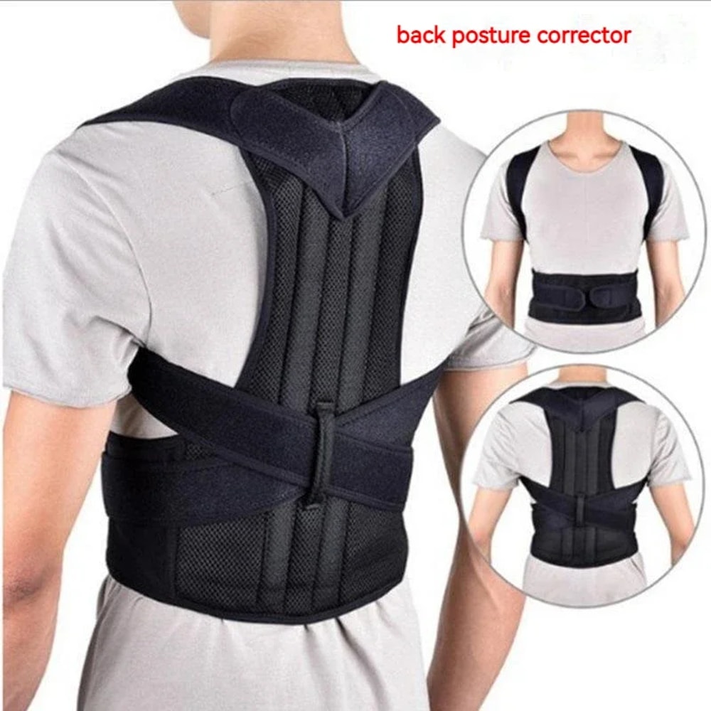 Adjustable Posture Corrector Belt Back Support Lumbar Brace For Shoulder And Spine Alignment 2
