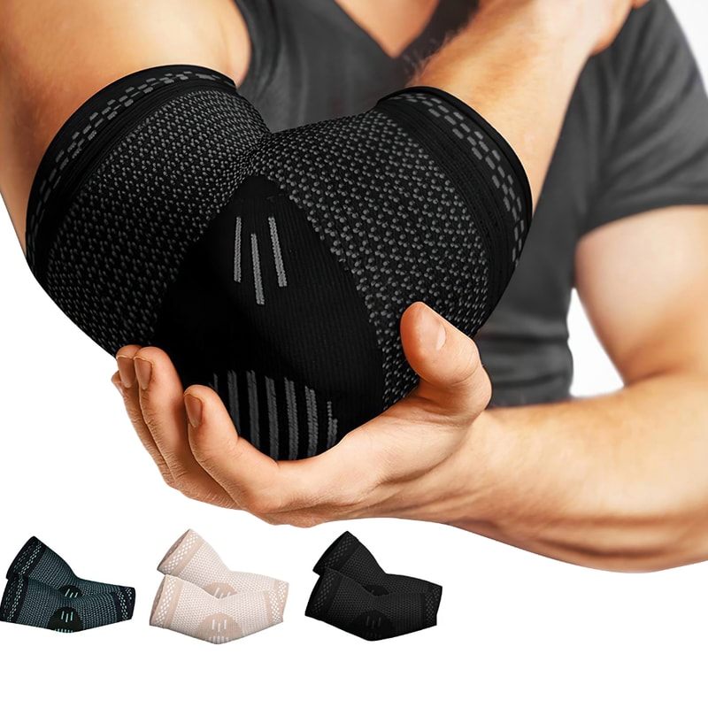 Breathable Compression Elbow Brace For Sports Pain Relief 0