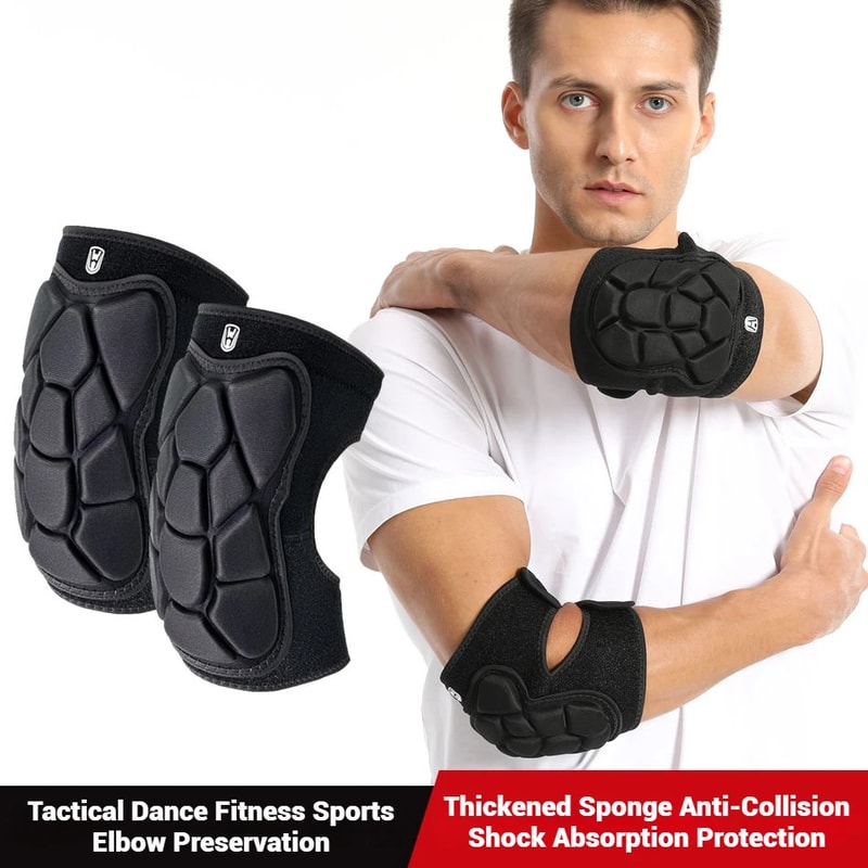 Thickened Elbow Pads For Skiing Skating Tactical Training Protective Gear For Adults And Children 1