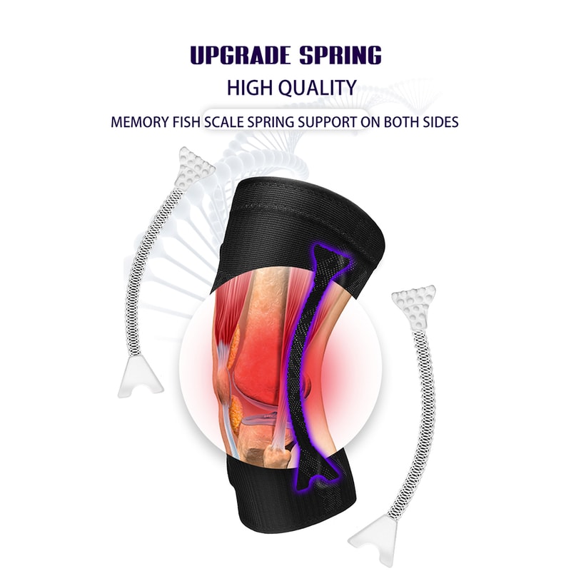 Breathable Knee Support For Men Women Sports Knee Brace With Stabilizing Support AntiSlip Compress 2