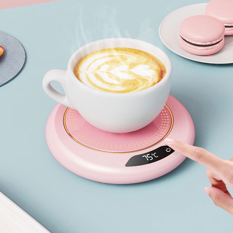 USB Coffee Mug Warmer With Temperature Settings Electric Beverage Warmer Plate For Hot Coffee Tea A 1