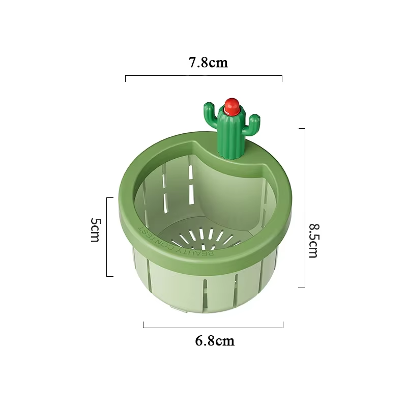 Cactus Sink Drain Strainer Automatic Dumping Basket & Multi-functional Waste Collector for Kitchen and Tub