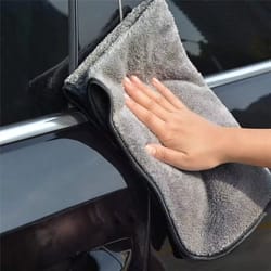 microfiber car wash towel fast drying, extra soft, high absorbency auto cleaning cloth
