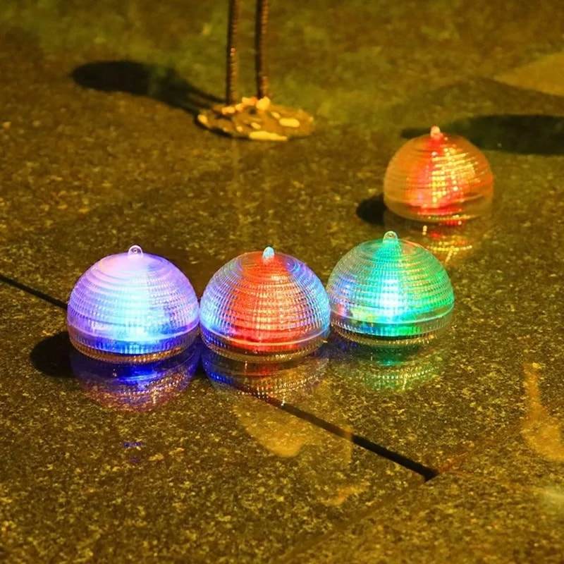 Solar Floating LED Pool Light MultiColor Changing Waterproof SolarPowered Lamp For Fish Tanks Pon 1