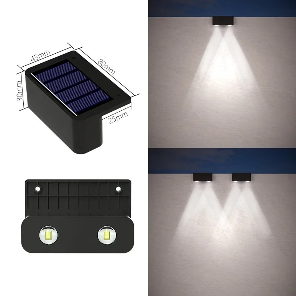 LED Solar Outdoor Lights Waterproof Porch Stair Decorative Lamp For Yard Pool Garden Fence 7