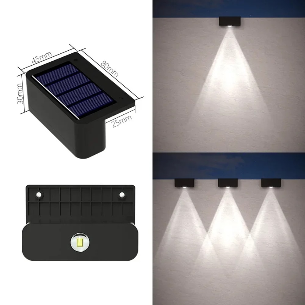 LED Solar Outdoor Lights Waterproof Porch Stair Decorative Lamp For Yard Pool Garden Fence 9