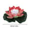 LED Waterproof Floating Lotus Light Battery Operated Artificial Lily Flower Night Lamp For Pond Poo 5