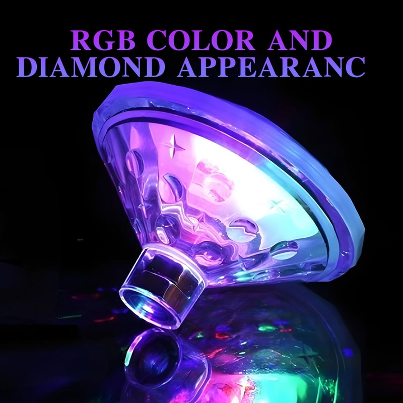 Floating Underwater Light RGB LED Disco Lamp Submersible Pool Spa Light For Parties 1