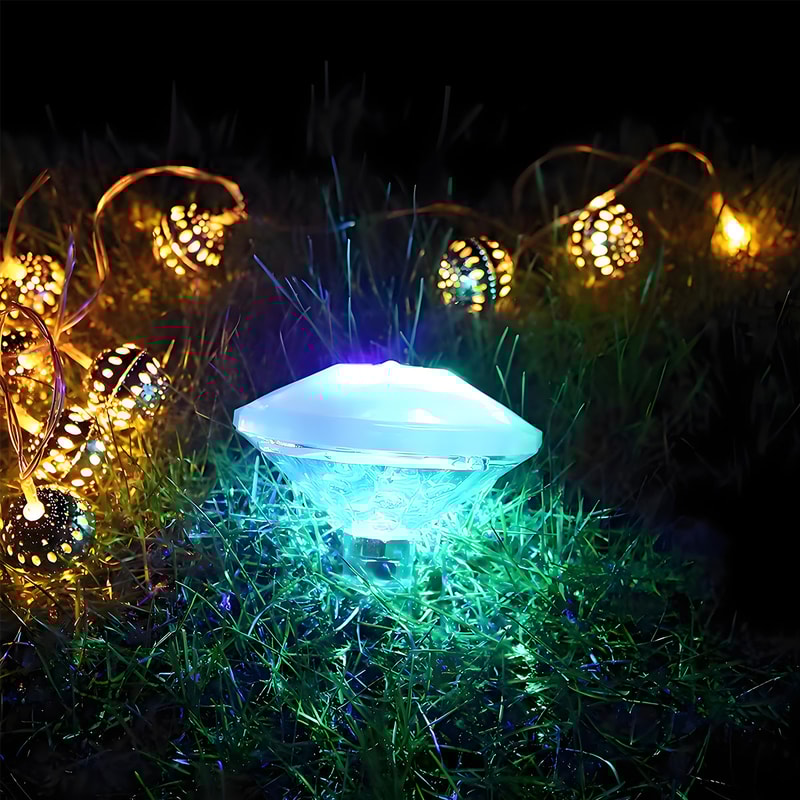 Floating Underwater Light RGB LED Disco Lamp Submersible Pool Spa Light For Parties 0