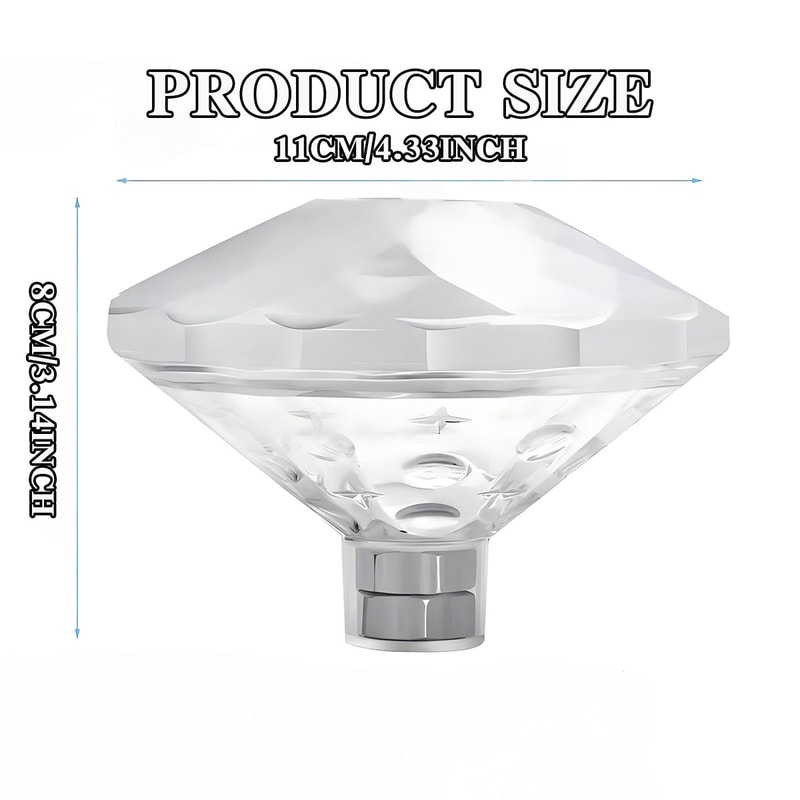 Floating Underwater Light RGB LED Disco Lamp Submersible Pool Spa Light For Parties 5