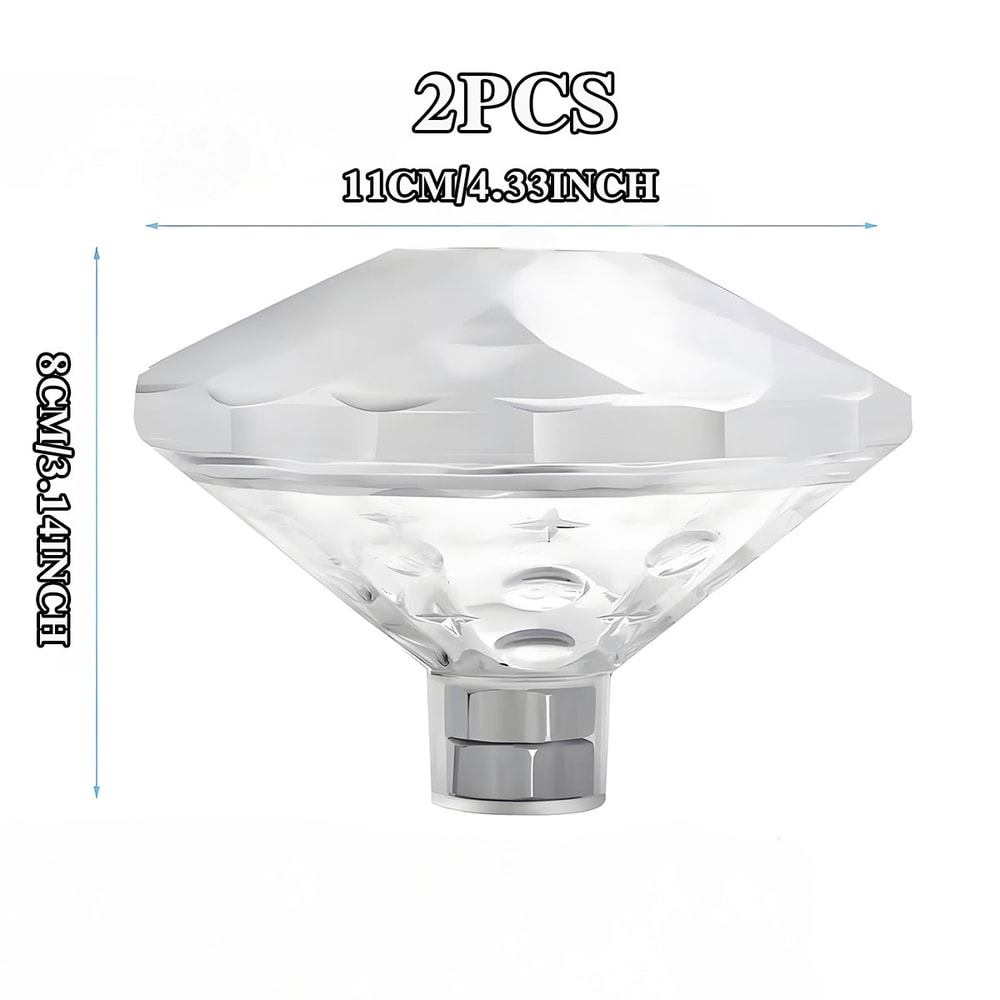 Floating Underwater Light RGB LED Disco Lamp Submersible Pool Spa Light For Parties 7