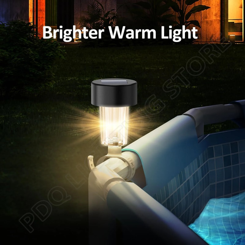 Solar Pool Light Frame For Outdoor Pool Fence Waterproof LED Lighting For Garden Swimming Pool Dec 1