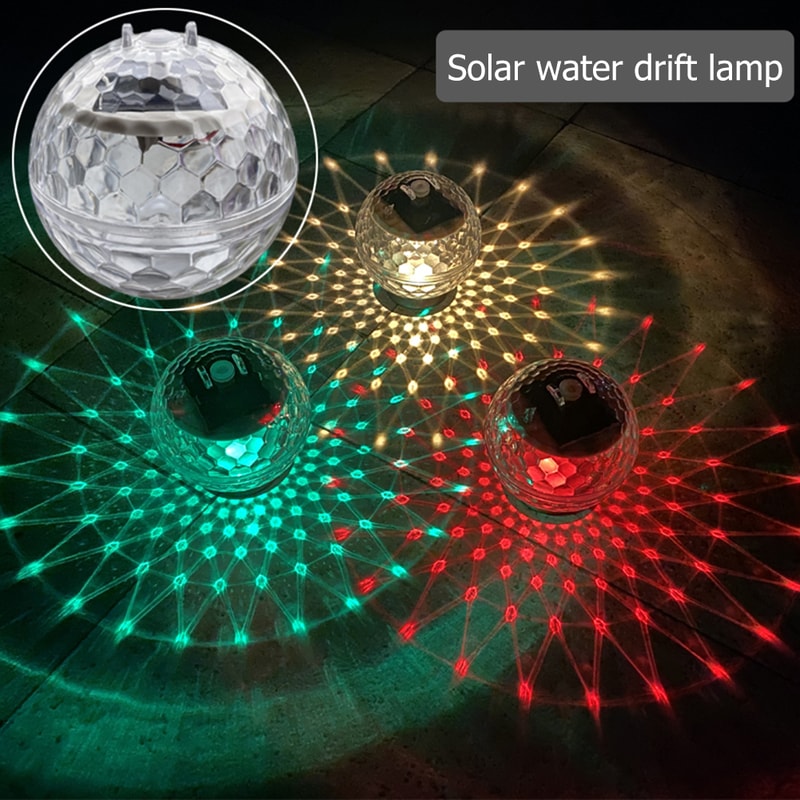 Solar Floating LED Lights For Swimming Pools Ponds Waterproof MultiColor Changing Lamp For Fish Ta 2