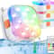 LED Submersible Pool Lights with Remote Control, Rechargeable Underwater Lights, Color Changing Timer for Pools
