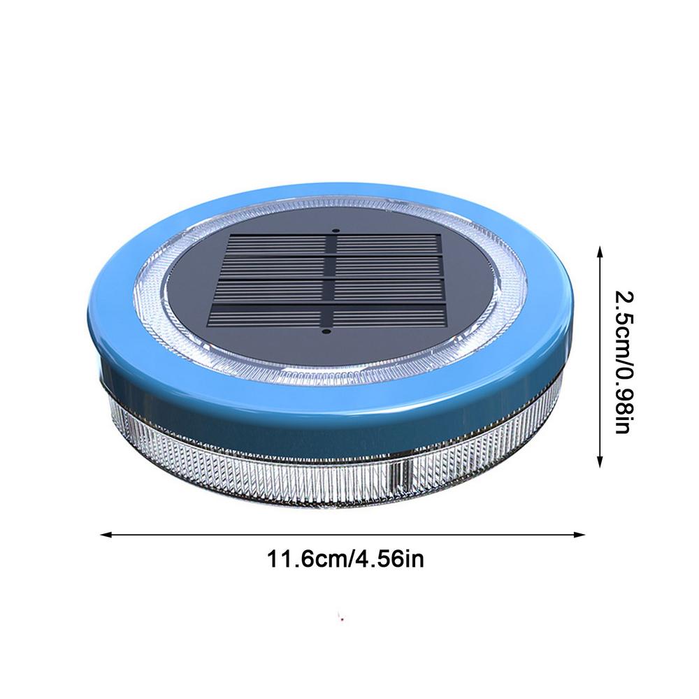 Solar Floating Pool Light Upgraded Waterproof Swimming Pool Lamp With Blue LED Outdoor Decorative G 5