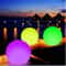 LED Floating Pool Light Inflatable Beach Ball for Pool Parties & Outdoor Fun