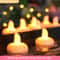 Floating Waterproof LED Tea Lights Flickering BatteryOperated Flameless Candles For Pool Bathtub O 2