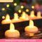 Floating Waterproof LED Tea Lights Flickering BatteryOperated Flameless Candles For Pool Bathtub O 2