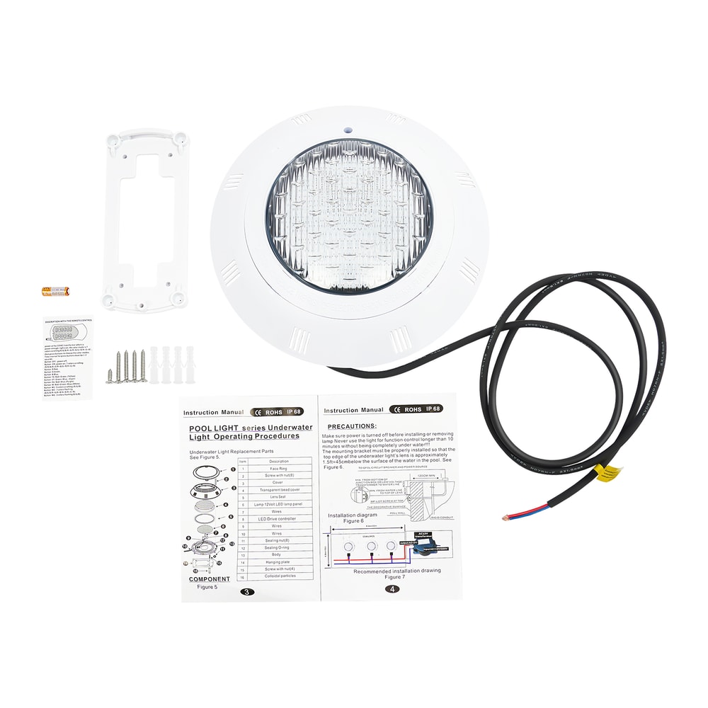 LED Pool Light Color Combinations Waterproof Dynamic Modes LED Beads 4