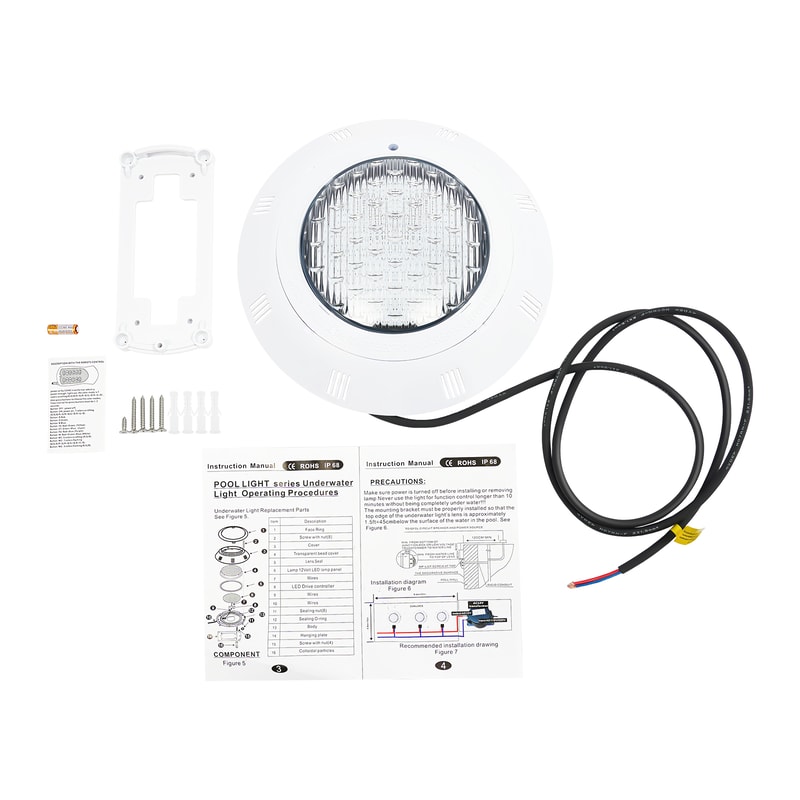 LED Pool Light Color Combinations Waterproof Dynamic Modes LED Beads 4